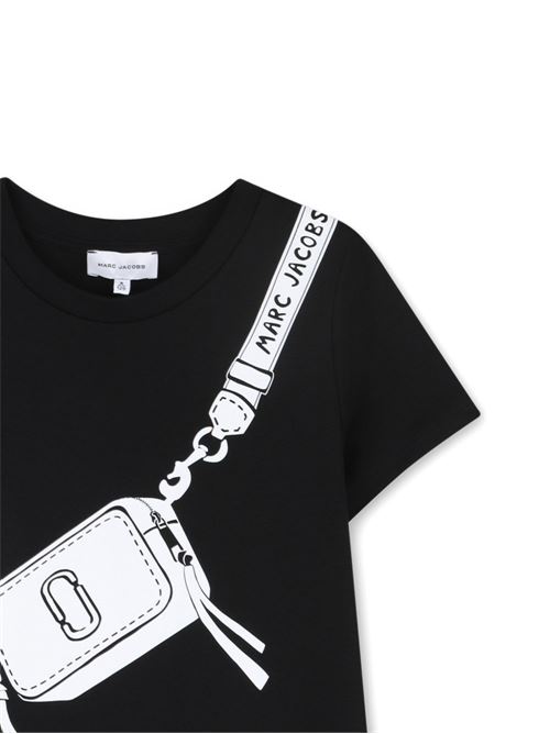 Abito bambina Marc Jacobs nero con logo MARC JACOBS Kids | W6071109B